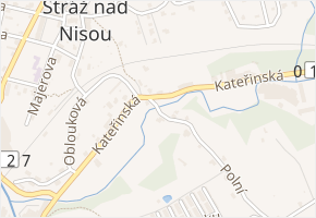 Polní v obci Stráž nad Nisou - mapa ulice