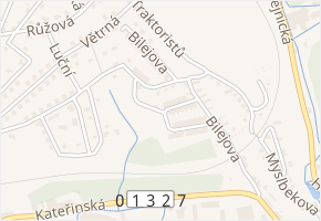 Řadová v obci Stráž nad Nisou - mapa ulice