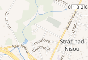 Schwarzova v obci Stráž nad Nisou - mapa ulice