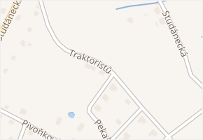 Traktoristů v obci Stráž nad Nisou - mapa ulice