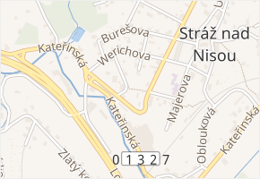 Voskovcova v obci Stráž nad Nisou - mapa ulice