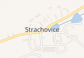 Strachovice v obci Stráž - mapa části obce
