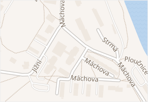 Máchova v obci Stráž pod Ralskem - mapa ulice