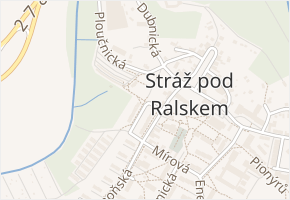 Mlýnská v obci Stráž pod Ralskem - mapa ulice