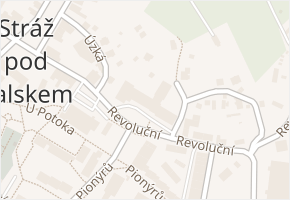 Revoluční v obci Stráž pod Ralskem - mapa ulice