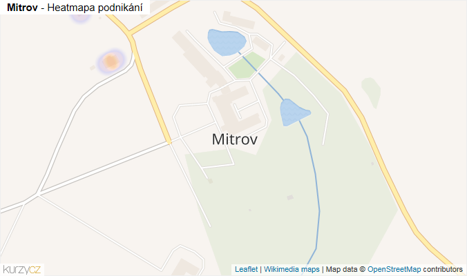 Mapa Mitrov - Firmy v části obce.
