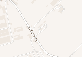 U Cihelny v obci Strážnice - mapa ulice