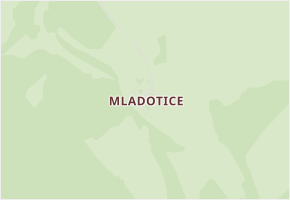 Mladotice v obci Strážov - mapa části obce