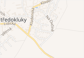 Na Parcelách v obci Středokluky - mapa ulice