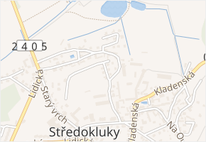 U Hřiště v obci Středokluky - mapa ulice