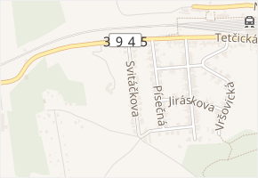 Svitáčkova v obci Střelice - mapa ulice