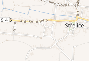 V Cihelně v obci Střelice - mapa ulice