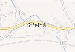 Střelná v obci Střelná - mapa části obce