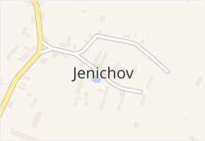 Jenichov v obci Střemy - mapa části obce