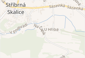 Na Čapík v obci Stříbrná Skalice - mapa ulice