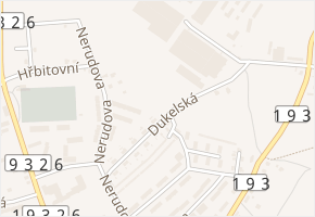 Dukelská v obci Stříbro - mapa ulice