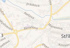 Havlíčkova v obci Stříbro - mapa ulice