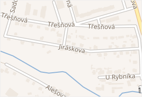 Jiráskova v obci Stříbro - mapa ulice