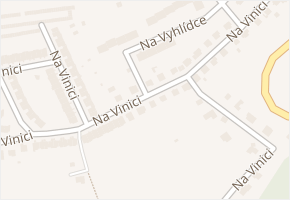 Na Vinici v obci Stříbro - mapa ulice