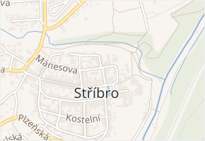 Tylova v obci Stříbro - mapa ulice