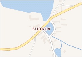 Budkov v obci Střížovice - mapa části obce