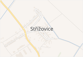 Střížovice v obci Střížovice - mapa části obce