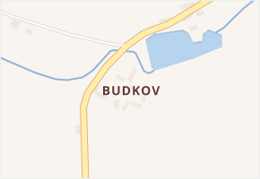 Budkov v obci Struhařov - mapa části obce