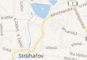 Mnichovická v obci Struhařov - mapa ulice