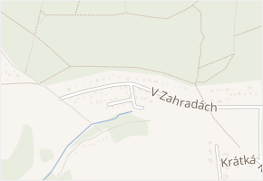 Nad Studánkou v obci Struhařov - mapa ulice