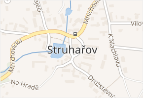 Struhařov v obci Struhařov - mapa části obce