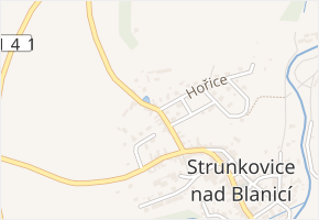 Bavorovská v obci Strunkovice nad Blanicí - mapa ulice