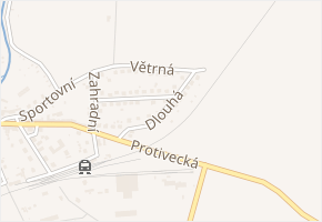 Dlouhá v obci Strunkovice nad Blanicí - mapa ulice
