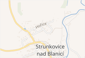 Hořice v obci Strunkovice nad Blanicí - mapa ulice