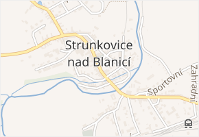 Městská v obci Strunkovice nad Blanicí - mapa ulice