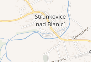 Na Stráni v obci Strunkovice nad Blanicí - mapa ulice
