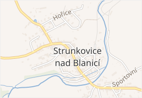 náměstí Bohumila Havlasy v obci Strunkovice nad Blanicí - mapa ulice