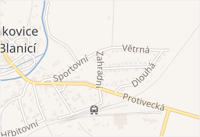 Zahradní v obci Strunkovice nad Blanicí - mapa ulice