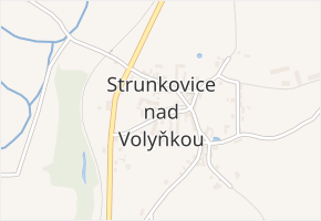 Strunkovice nad Volyňkou v obci Strunkovice nad Volyňkou - mapa části obce