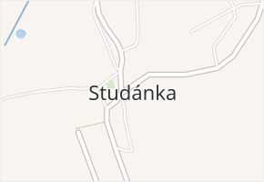 Studánka v obci Studánka - mapa části obce