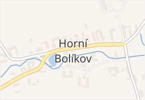 Horní Bolíkov v obci Studená - mapa části obce