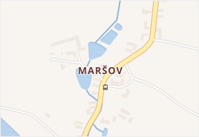 Maršov v obci Studená - mapa části obce