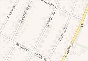 Jiráskova v obci Studénka - mapa ulice