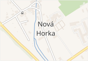Nová Horka v obci Studénka - mapa části obce