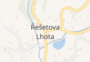 Řešetova Lhota v obci Studnice - mapa části obce