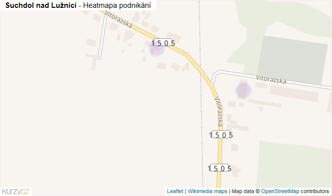 Mapa Suchdol nad Lužnicí - Firmy v obci.