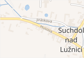 Husova v obci Suchdol nad Lužnicí - mapa ulice