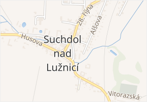 Nábřežní v obci Suchdol nad Lužnicí - mapa ulice