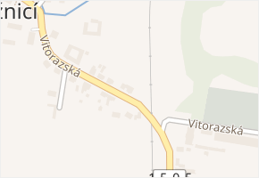 Vitorazská v obci Suchdol nad Lužnicí - mapa ulice