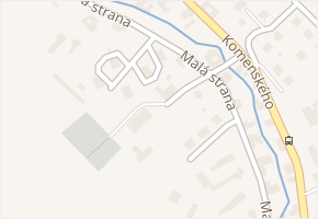 Malá strana v obci Suchdol nad Odrou - mapa ulice