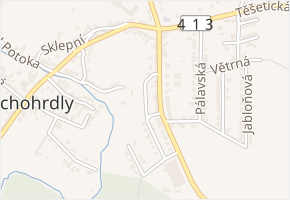 Akátová v obci Suchohrdly - mapa ulice